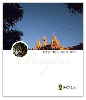 Baylor Annual Report 2009 Cover